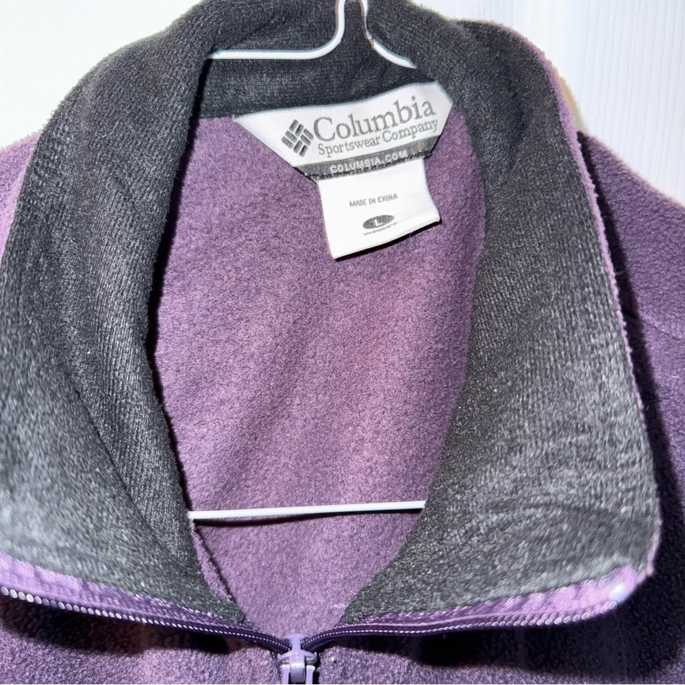 Columbia Purple Fleece Vest - Picture 2 of 5